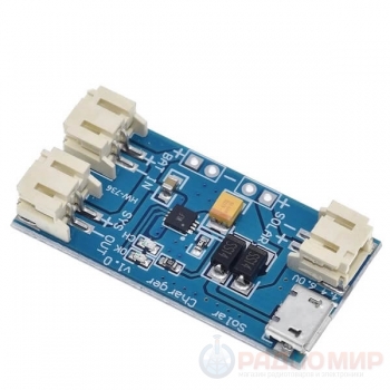 Солнечный модуль зарядки LiPo CN3065 3.7В с USB и одновременной нагрузкой, HW-736